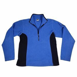The North Face Women’s Blue Fleece 1/4 Zip Pullover Jacket Size L Large Purple